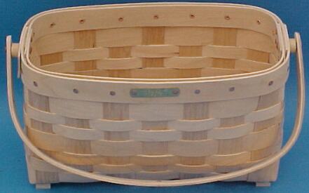 The Basket Man - Sewing Basket - Wooden Handles